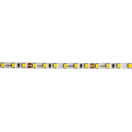 Преміум LED стрічка SMD2835 24V 10W 3000K 120led (помірно теплий) CRI 80+ 5mm без клейового шару