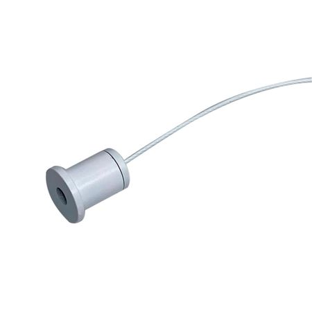 Комплект з тросу 2,5 м та фіксаторів діаметром 1,2 мм білий (1 трос +2 фіксатора), зображення 4