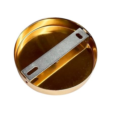 Розетка стельова D100 H20 золото, зображення 4