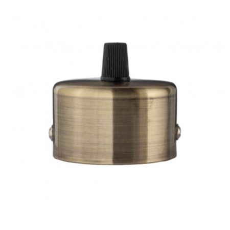 Розетка потолочная D58 H30 бронза с П-образным креплением, изображение 4 - Edisons