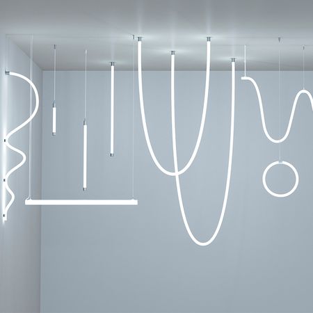 Люстра потолочная Nordic N из гибкого LED неона D24 мм длина 4 м, Длина светильника, м: 4, изображение 5 - Edisons