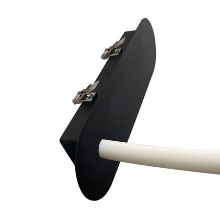 Потолочный крепеж врезной под блок питания черный 370 мм с отверстием для неона d 22-24 мм, изображение 4 - Edisons