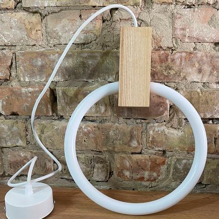 Світлодіодний світильник Nordik Wood-4 3000К з гнучкого неону стельовий, зображення 2