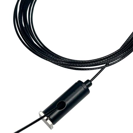 Трос сталевий діаметром 1,2 мм довжиною 1,5 м чорний, зображення 3