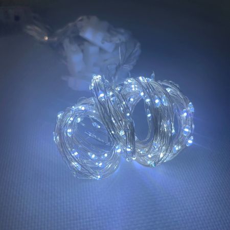 LED гирлянда новогодняя Штора 200LED 2,5х2м цвет Холодный белый 8 режимов с диммированием от USB с пультом ДУ, изображение 5 - Edisons