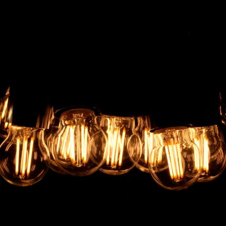 Ретро гірлянда 5 метрів 21 патрон Е27 з вологозахистом ІР33 (Без ламп) Економ, зображення 23