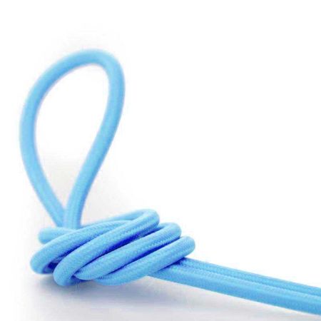 Провод прямой Светло-голубой 2х0,5мм (ГОСТ) в тканевой оплетке Premium, Цвет провода: светло-голубой, изображение 5 - Edisons