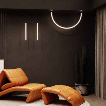 Люстра стельова Nordic U-1 підвіс із гнучкого LED неону D22mm довжина 2,5 м, Довжина світильника, м: 2,5, зображення 17