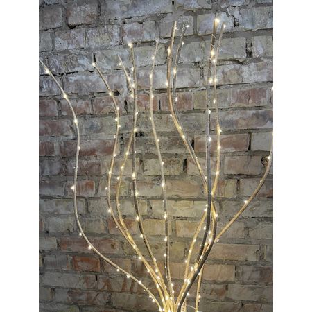 Лоза декоративна під обмотку гірляндою комплект 10 шт. нефарбована, Color: непофарбований, зображення 3