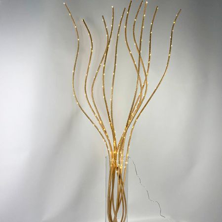 Лоза декоративна під обмотку гірляндою комплект 10 шт. нефарбована, Color: непофарбований, зображення 4