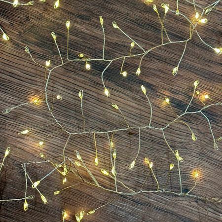 LED гирлянда новогодняя Роса плетенная 300LED 3м цвет Теплый Белый 8 режимов от 220В, Электропитание: Сеть 220В, изображение 21 - Edisons