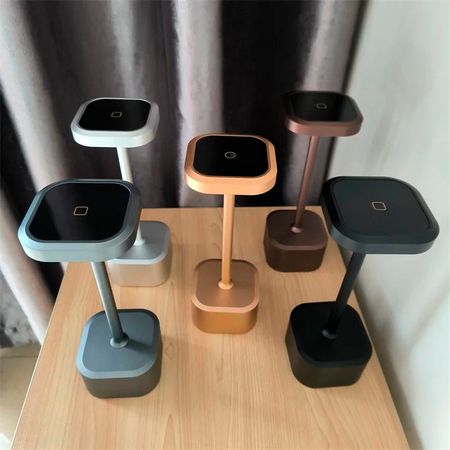 Настільна акумуляторна LED лампа Professional 5200 mAh 3W 2700-6500K USB колір шоколадний Premium, зображення 11