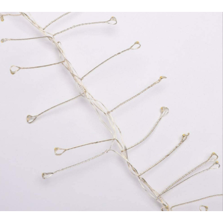 LED гирлянда Роса плетенная 300LED 3м цвет Теплый Белый 8 режимов от 220В и USB с пультом ДУ, Электропитание: Сеть 220В+USB, изображение 11 - Edisons