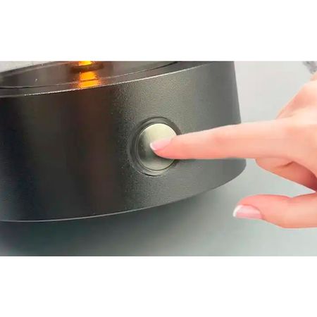 Настільна акумуляторна магнітна LED лампа 1W 2200K USB чорна, зображення 7