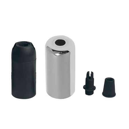 Металлическая накладка на патрон Е14 Хром, изображение 4 - Edisons