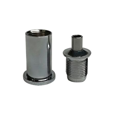 Фиксатор троса диаметром 3,5 мм с крепежным цилиндром под шуруп без отверстия для троса, изображение 2 - Edisons