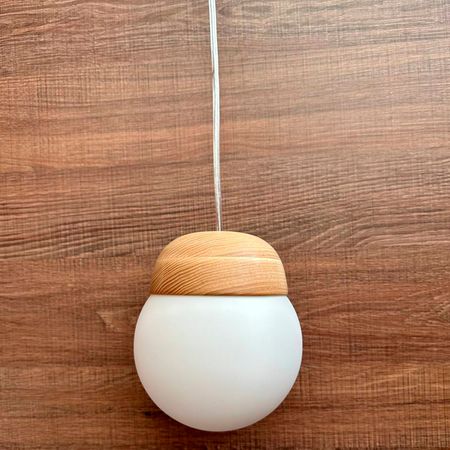 Світильник підвісний Acorn з плафоном у вигляді кулі, зображення 3