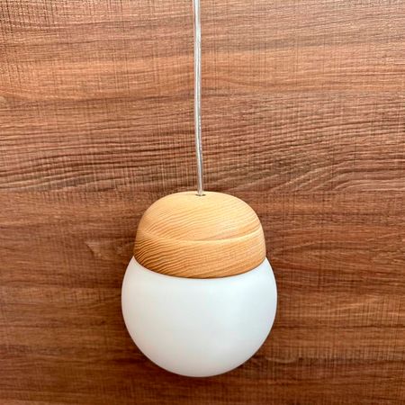 Світильник підвісний Acorn з плафоном у вигляді кулі, зображення 4