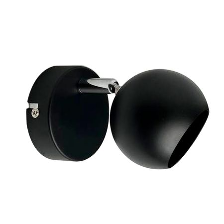 Настінно-стельовий спот поворотний чорний