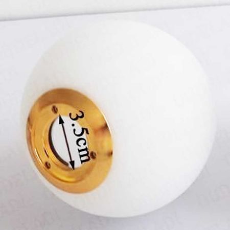 Плафон скляний шар білий матовий D130-d55 під лампу G9/E14 Економ, зображення 12