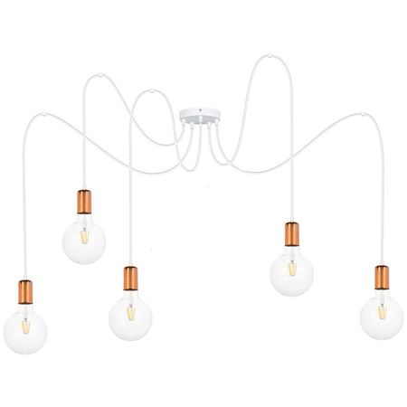 Розетка стельова D120 H20 біла для люстри Павук на 3-12 виходів крім центрального на вибір, зображення 4