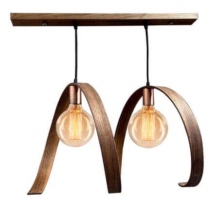Люстра в скандинавском стиле Harmony американский орех, изображение 2 - Edisons