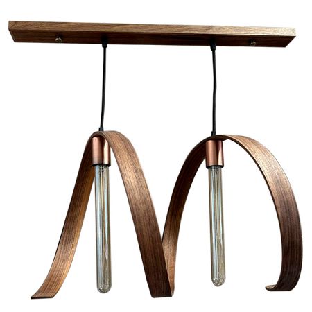 Люстра в скандинавском стиле Harmony американский орех, изображение 3 - Edisons