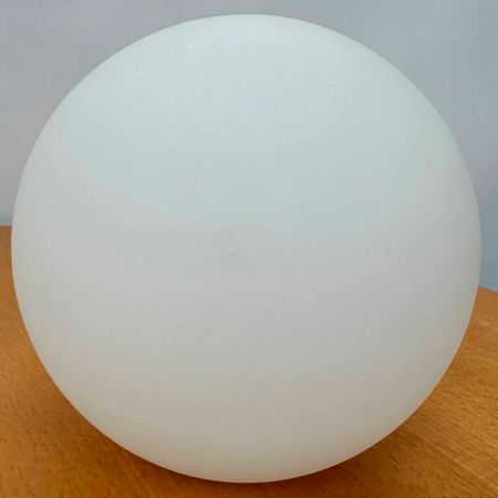 Плафон скляна куля біла матова D200-d70 під лампу G9/E14 Економ, зображення 3