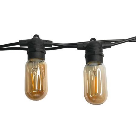 Уличная ретро гирлянда Стринг Лайт Е27 (5м 10 патронов) M19 IP65 влагозащищенная сечение провода 2х0.5 Premium, изображение 14 - Edisons