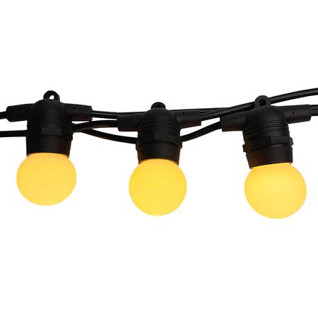 Уличная ретро гирлянда Стринг Лайт Е27 (5м 10 патронов) M19 IP65 влагозащищенная сечение провода 2х0.5 Premium, изображение 20 - Edisons