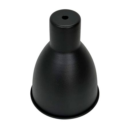 Сталевий абажур 135 мм чорний, Колір: чорний, зображення 2