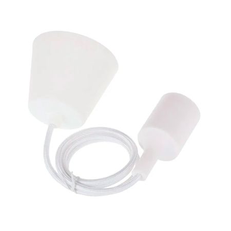 Силиконовый патрон E27 белый, Цвет: белый, изображение 8 - Edisons