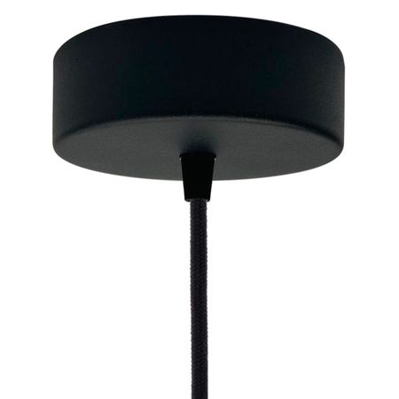 Розетка стельова D120 H40 під драйвер чорна