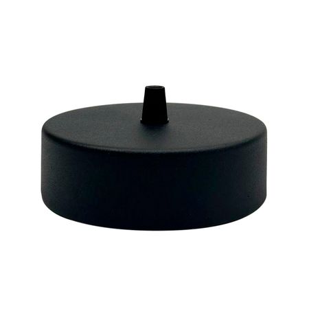 Розетка стельова D120 H40 під драйвер чорна, зображення 3