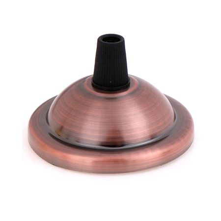 Розетка стельова D65 H25 червона бронза