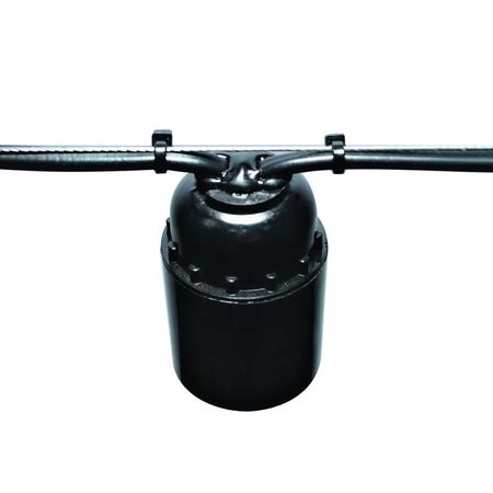 Ретро гірлянда 10 метрів 21 патрон Е27 з вологозахистом ІР33 (Без ламп) Економ, зображення 4