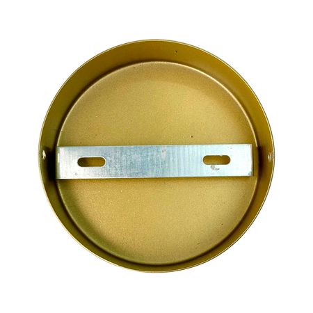 Розетка стельова D120 H40 золото, зображення 5