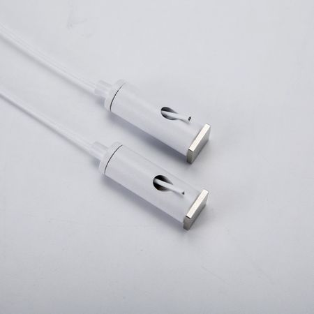 Комплект з тросу 2,5 м та фіксаторів діаметром 1,2 мм білий (1 трос +2 фіксатора), зображення 7