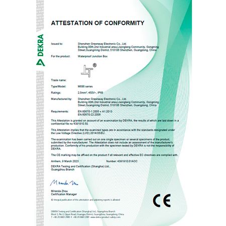 Коробка распределительная герметичная M686-3-A 3xM20 (4-8мм) IP68, изображение 8 - Edisons