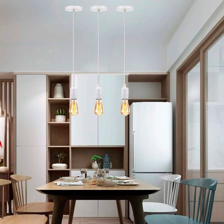 Підвісний світильник у стилі лофт Ultra білий, Колір: білий, зображення 6