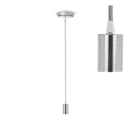 Подвесной светильник в стиле лофт Ultra в цвете хром, Цвет: хром, изображение 2 - Edisons