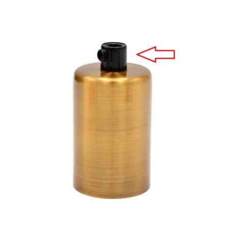 Втулка фіксатор проводу з бічним затиском та зовнішнім різьбленням чорна, Color: Black, зображення 7