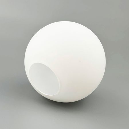 Плафон скляний шар білий матовий D130-d55 під лампу G9/E14 Економ, зображення 6