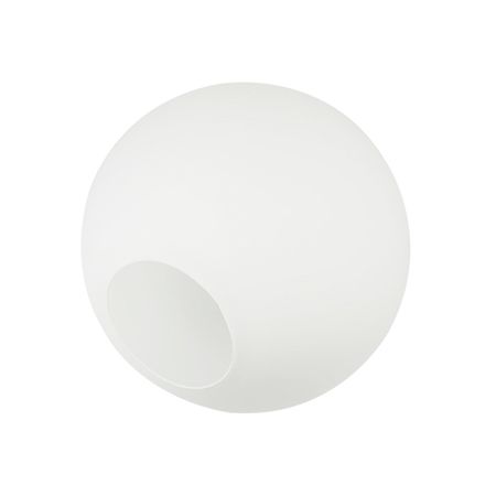 Плафон скляний шар білий матовий D130-d55 під лампу G9/E14 Економ, зображення 2