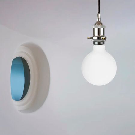 LED лампа Edisons Ceramic G80 Е27 6W 4000K белая бархатно-матовая Premium, Температура света: 4000K, изображение 5 - Edisons