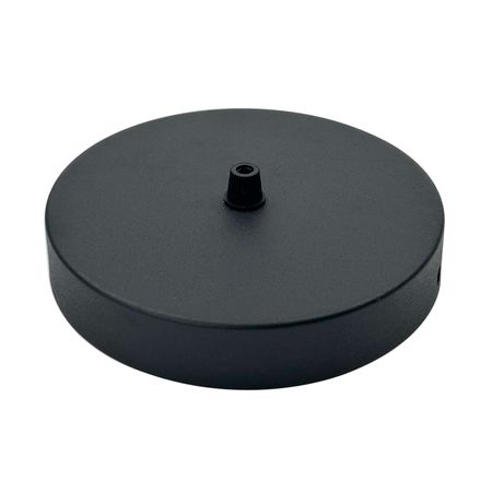 Розетка стельова D150 H27 чорна, зображення 2