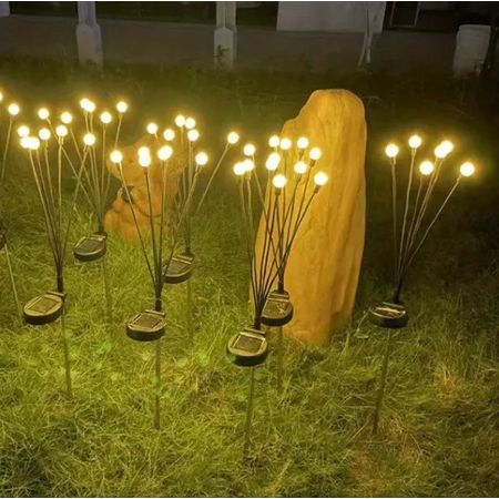 Декоративний садовий світильник Світлячки 10LED на сонячній батареї, зображення 2