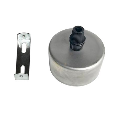 Розетка стельова D58 H30 непофарбована з П-подібним кріпленням, зображення 3