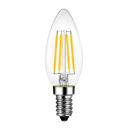 LED лампа Edisons С35 E14 4W 4000К