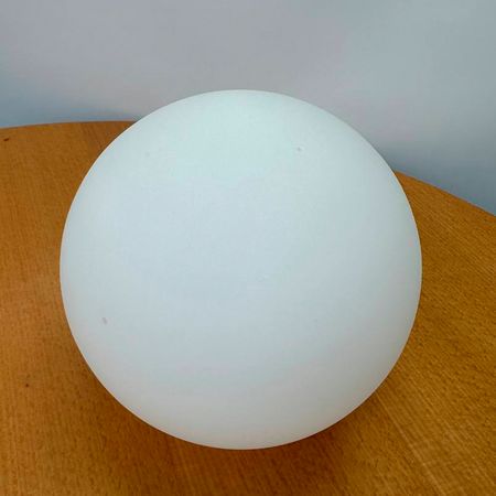 Плафон скляна куля біла матова D250-d75 під лампу G9/E14 Економ, зображення 8